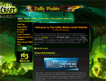 Tablet Screenshot of daffyblokes.net